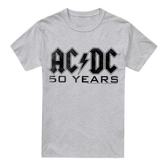 AC/DC | Shirts | Acdc Mens 5 Years Logo Tshirt Sport Heather | Poshmark